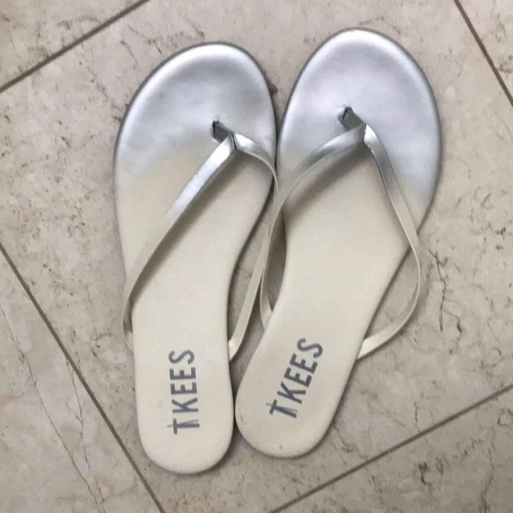 Silver Ombré Tkees Sandals